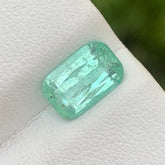 Natural Pastel Green Emerald Stone